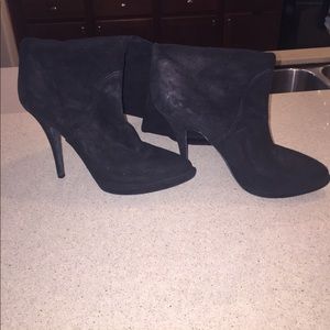 Givenchy black size 39 thigh high suede boots